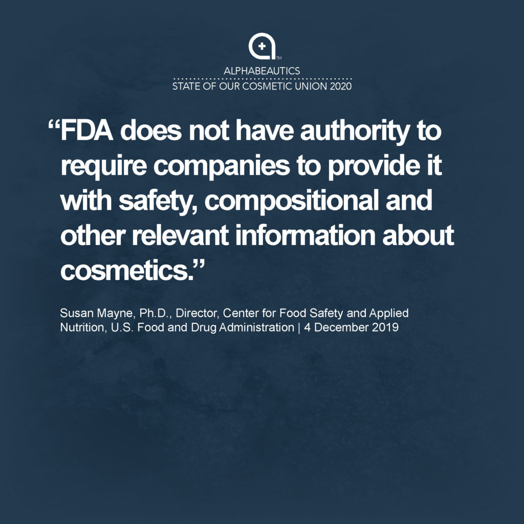 “FDA does not have the power to suspend registration or order recalls when products pose the risk of serious adverse health consequences or death.” - Scott Faber, Senior Vice President, Government Affairs, Environmental Working Group